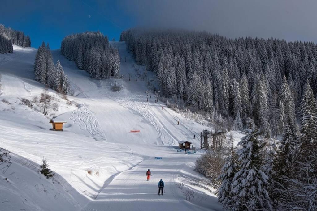 Le Relai S31: Ski-Side Studio with Mountain Views Saint-Jean-d'Aulps Exterior photo